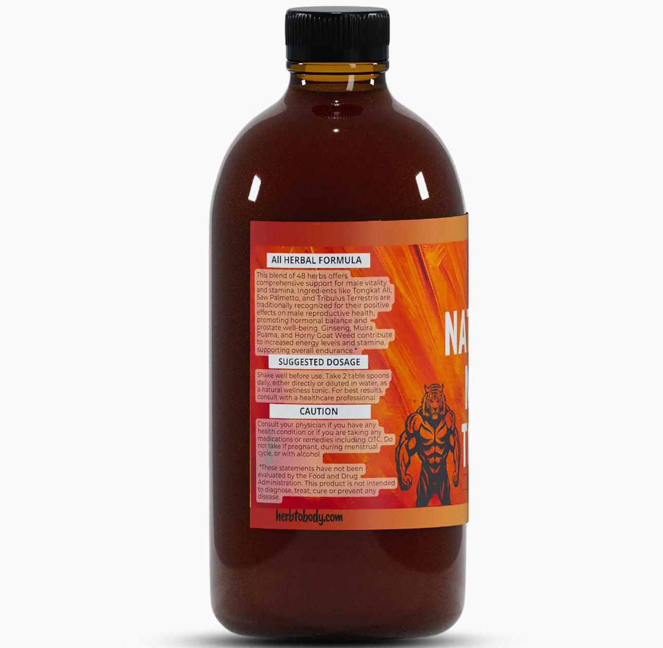 Daily Men's Wellness Tonic- All-Herbal Formula (16 oz)