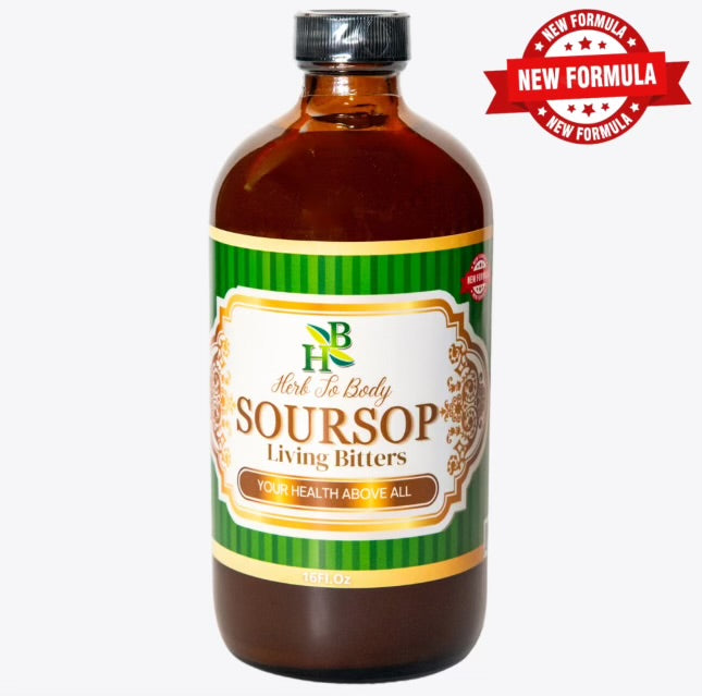 Soursop Herbal Bitters- 16oz Natural Wellness Tonic