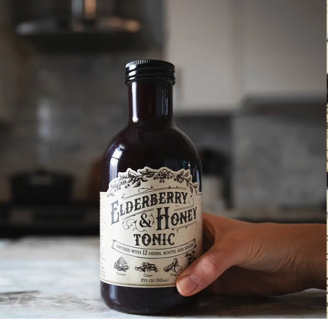 Elderberry & Honey Tonic, 16 oz