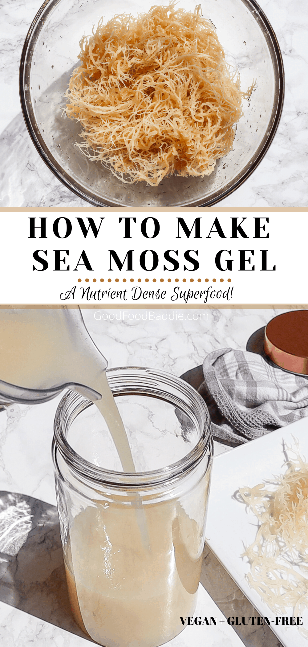 SEA MOSS BENEFITS + HOW TO MAKE SEA MOSS GEL