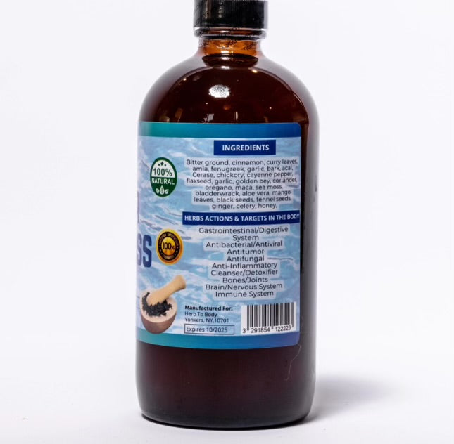 Super Sea Moss Bitter - Herbal Bitter - 16oz Bottle